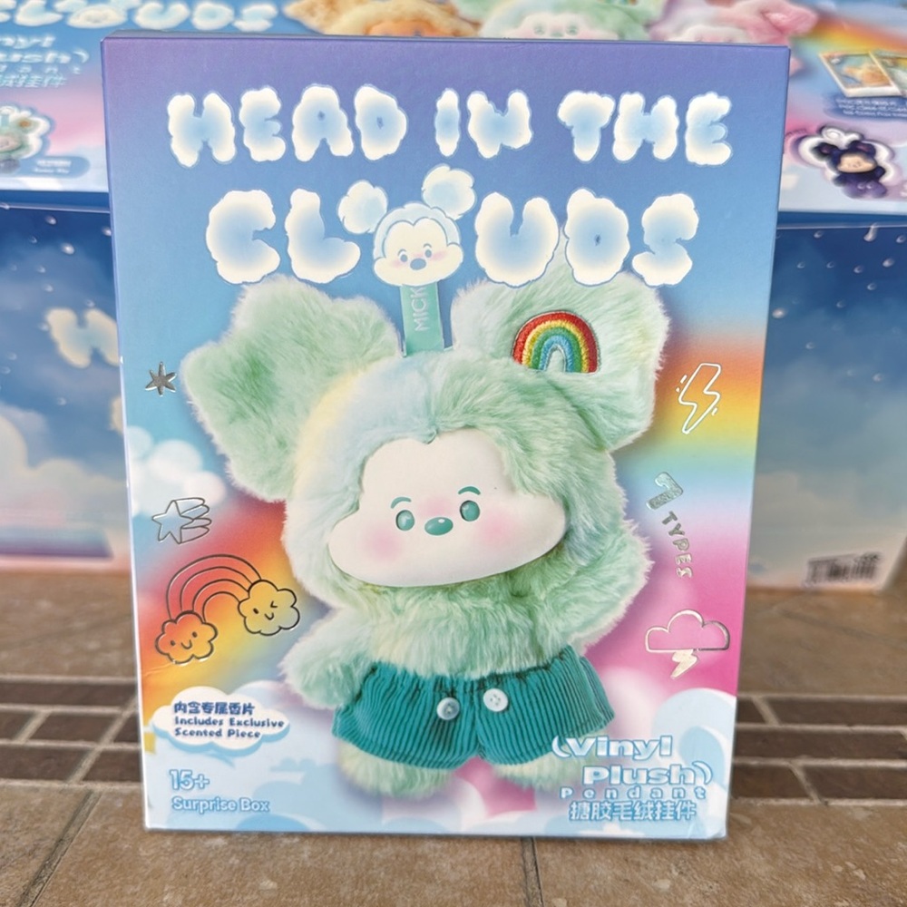Disney’s Mickey Head In The Clouds Vinyl Plush Pendant.
Confirmed, sunny sky